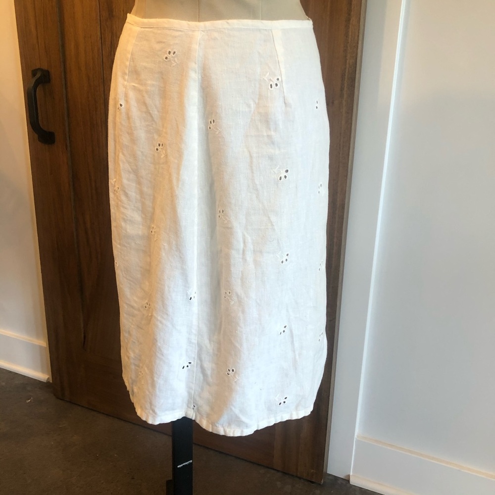 White Midi Skirt